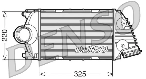 Intercooler, compresor DENSO DIT28015