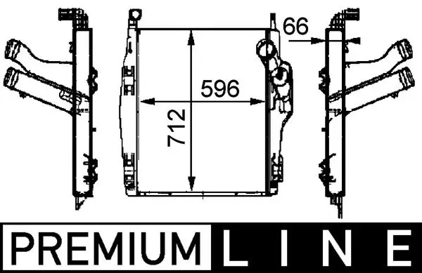 Intercooler, compresor MAHLE BEHR *** PREMIUM LINE *** CI 104 000P