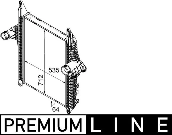 Intercooler, compresor MAHLE BEHR *** PREMIUM LINE *** CI 178 000P