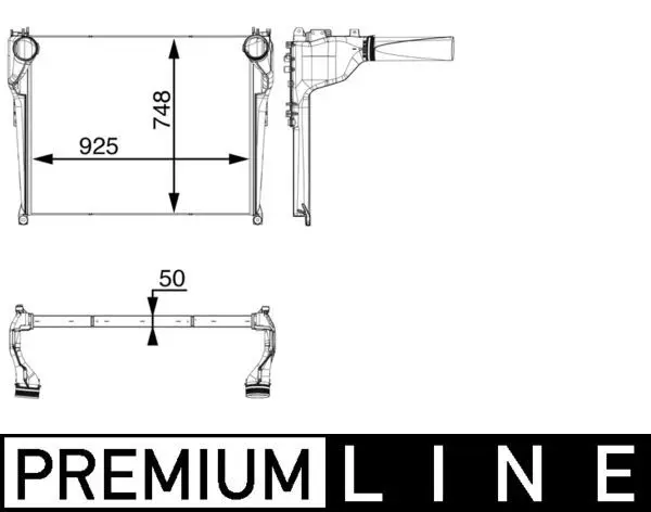 Intercooler, compresor MAHLE BEHR *** PREMIUM LINE *** CI 34 000P