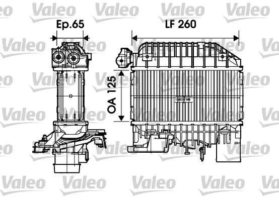Intercooler, compresor VALEO 817698