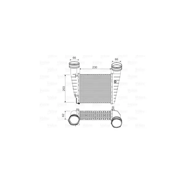 Intercooler, compresor VALEO 817938