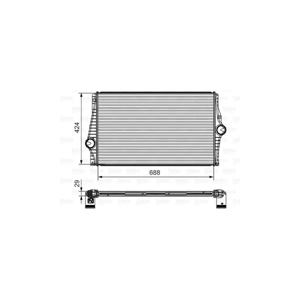 Intercooler, compresor VALEO 818280