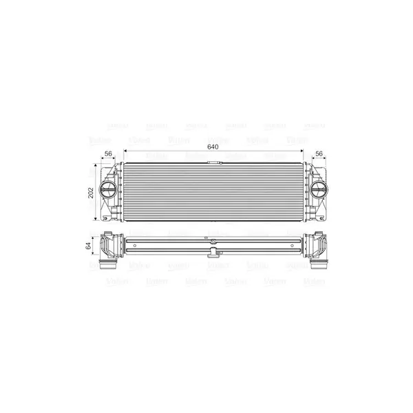 Intercooler, compresor VALEO 818341