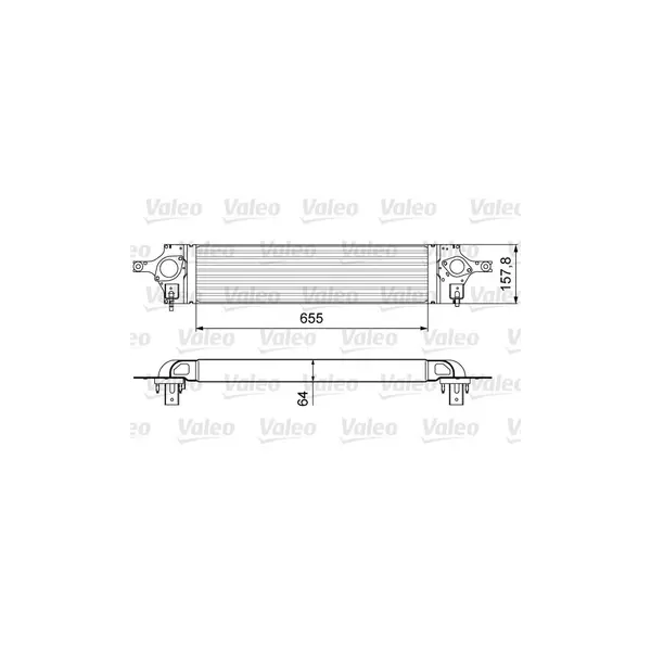 Intercooler, compresor VALEO 818358
