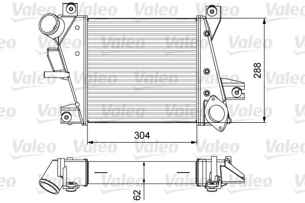 Intercooler, compresor VALEO 818360