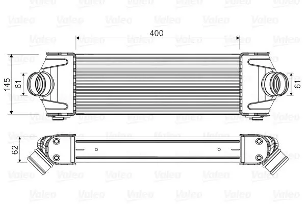 Intercooler, compresor VALEO 818550