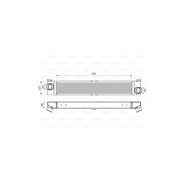 Intercooler, compresor VALEO 818569