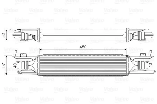 Intercooler, compresor VALEO 818578