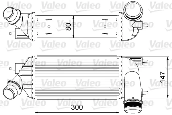Intercooler, compresor VALEO 818583