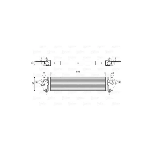 Intercooler, compresor VALEO 818589