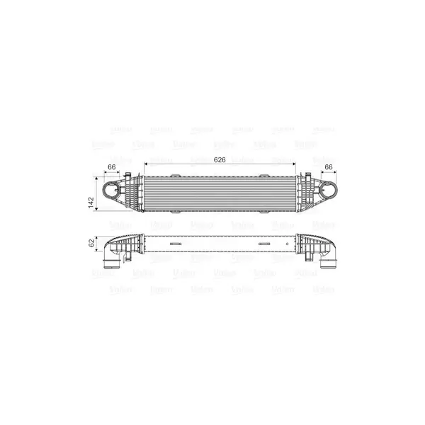 Intercooler, compresor VALEO 818617