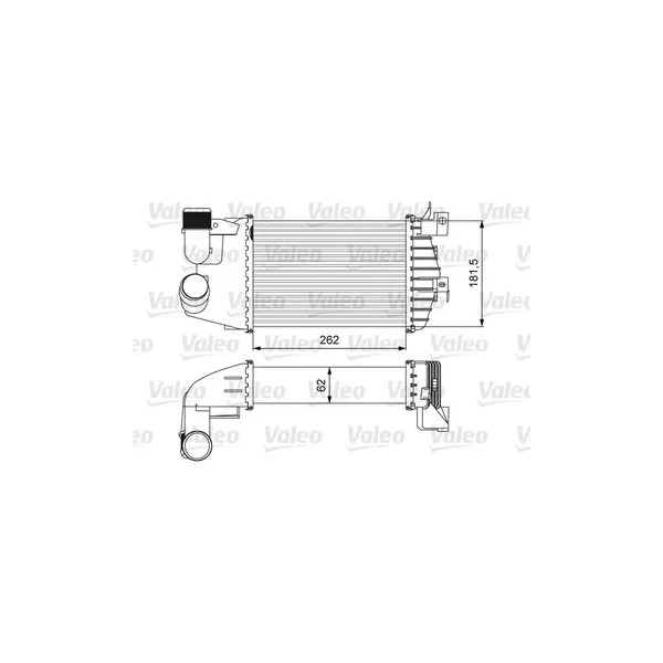 Intercooler, compresor VALEO 818627