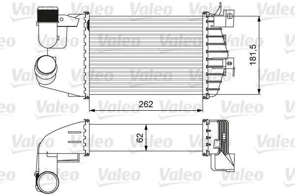 Intercooler, compresor VALEO 818627