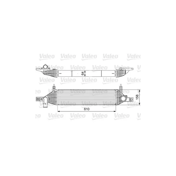 Intercooler, compresor VALEO 818633