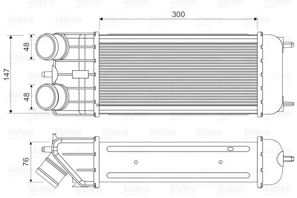 Intercooler, compresor VALEO 818663
