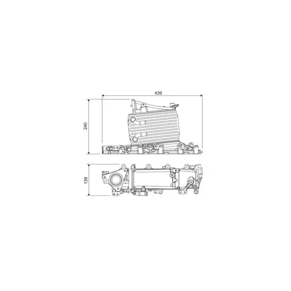 Intercooler, compresor VALEO 818683