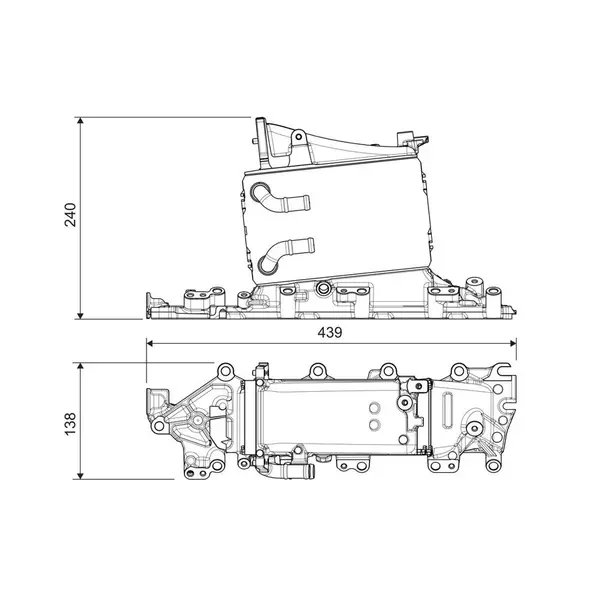 Intercooler, compresor VALEO 822935
