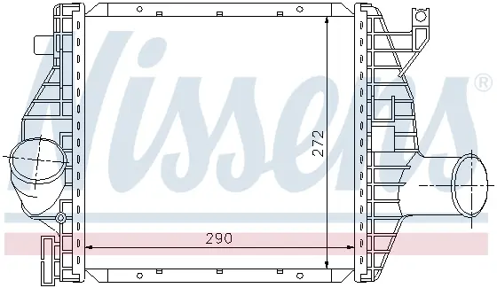 Intercooler MERCEDES V (638 2), VITO (638) 2.3D intre 1996-2003