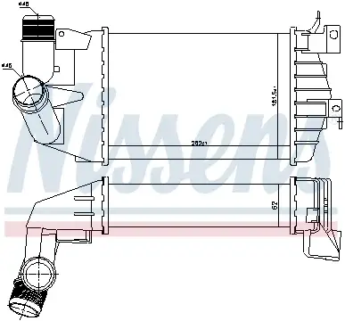 Intercooler OPEL ASTRA H, ASTRA H GTC, ZAFIRA ZAFIRA FAMILY B, ZAFIRA B 1.3D 1.7D 1.9D intre 2004-2015
