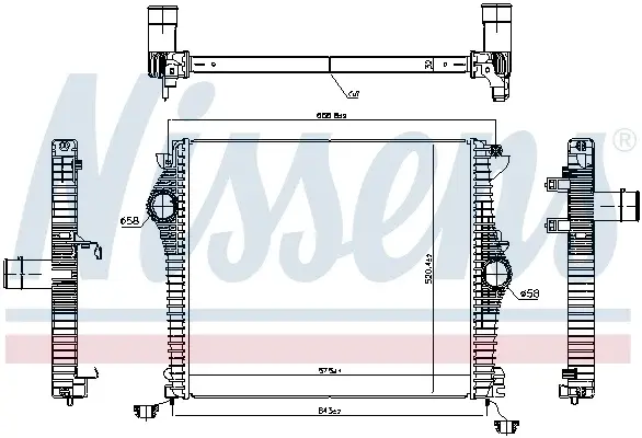 Intercooler potrivit ALFA ROMEO GIULIA, STELVIO 2.2D 10.15-