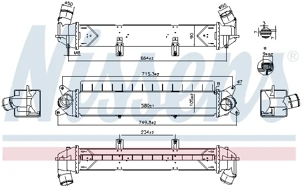 Intercooler potrivit HYUNDAI KONA, KONA SUV 1.0 07.17-
