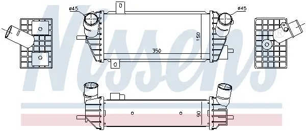 Intercooler potrivit HYUNDAI TUCSON; KIA SPORTAGE IV 1.7D 06.15-09.22