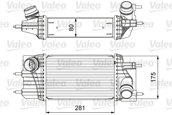 Intercooler potrivit NISSAN JUKE, NV200, NV200 EVALIA, PULSAR 1.5D 02.10-