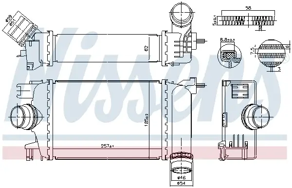 Intercooler potrivit NISSAN MICRA V 1.5D 12.16-