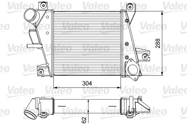 Intercooler potrivit NISSAN X-TRAIL I 2.2D 06.01-01.13