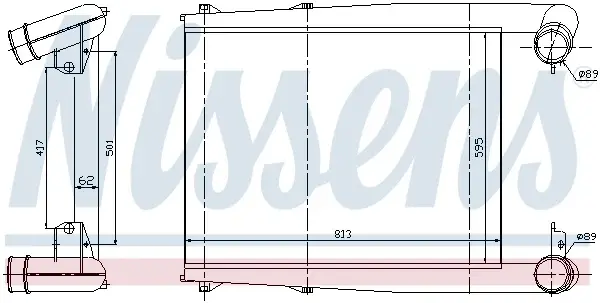 Intercooler potrivit RVI PREMIUM dCi11B 43-dCi11G 08.00-