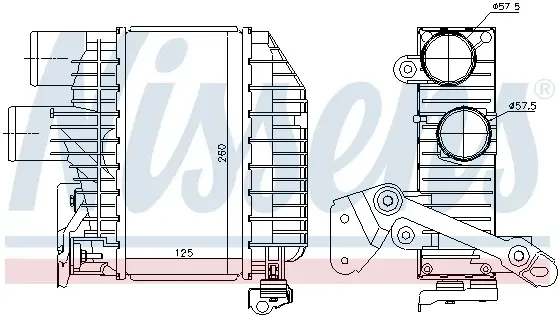 Intercooler TOYOTA AVENSIS, AVENSIS VERSO, COROLLA, COROLLA VERSO 2.0D intre 1999-2009