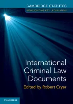 International Criminal Law Documents, Paperback/***