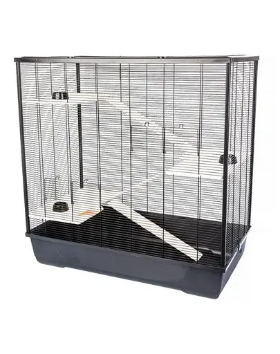 INTERZOO Davis + Wood Casa pentru rozatoare 100 cm negru