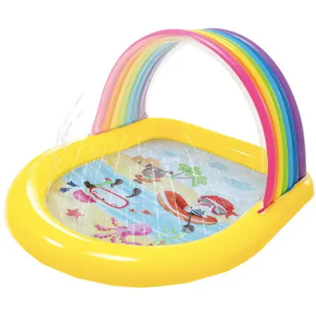 Intex Piscina gonflabila Intex 57156NP,Joyful Rainbow, arch spray, Multicolor