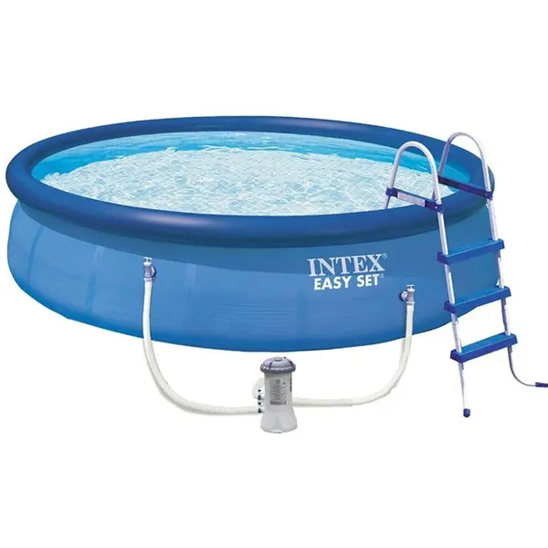Intex Piscina gonflabila Intex Easy Set®, Pompa inclusa, 457 x 107 cm, 26166
