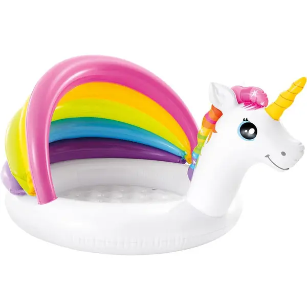 Intex Piscina Gonflabila pentru copii Intex Unicorn, 127x102x69 cm, 45 L