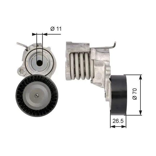 Intinzator curea, curea distributie GATES DriveAlign™ T39115