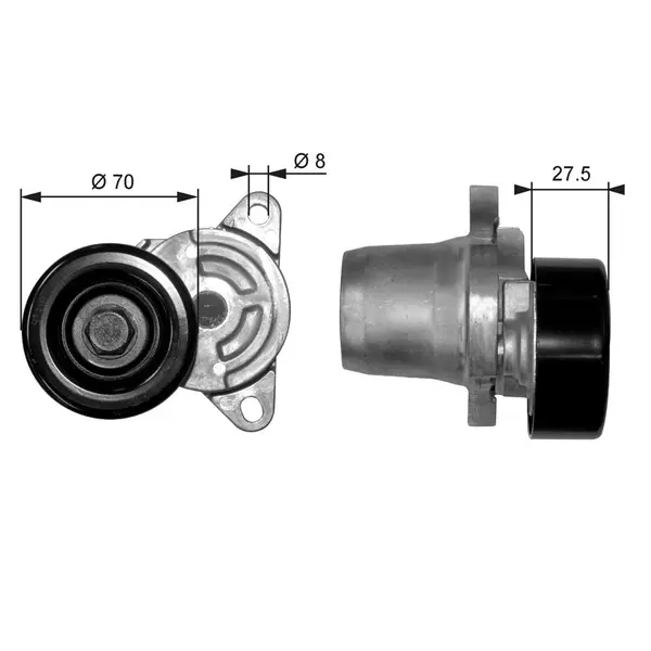 Intinzator curea, curea distributie GATES T38454
