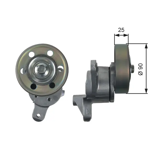 Intinzator curea, curea distributie GATES T39154