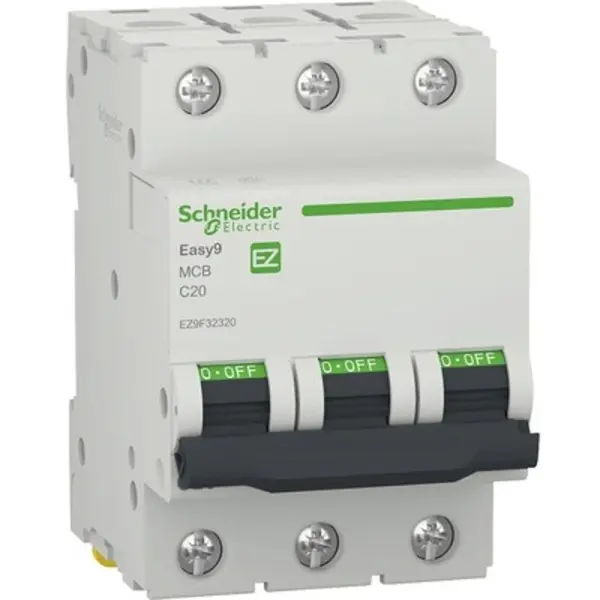 Intrerupator Automat, 3 P, 4500A, C 20 A, Schneider Easy9