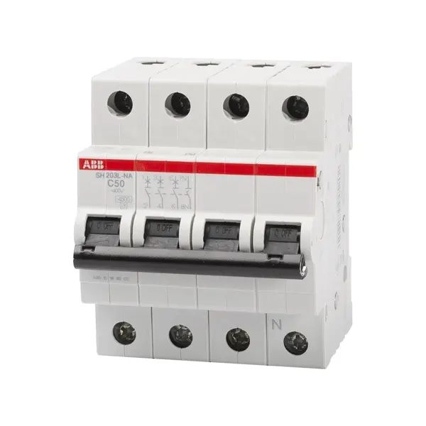Intrerupator Automat 50A 3P+N C 4.5Ka SH203-L-NA