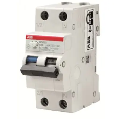 Intrerupator automat diferential 16A 1P+N 6kA 30mA AC ABB 2CSR255070R1164