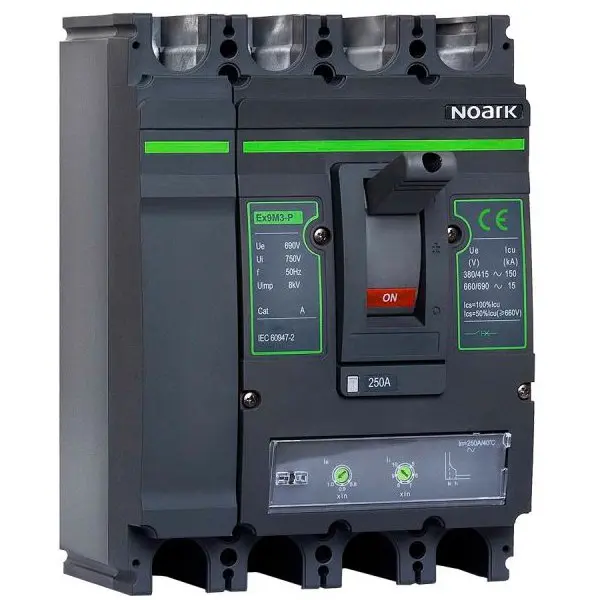 Intrerupator automat MCCB tip usol 4P4T Noark 4P 36kA reglabil 400A 111969