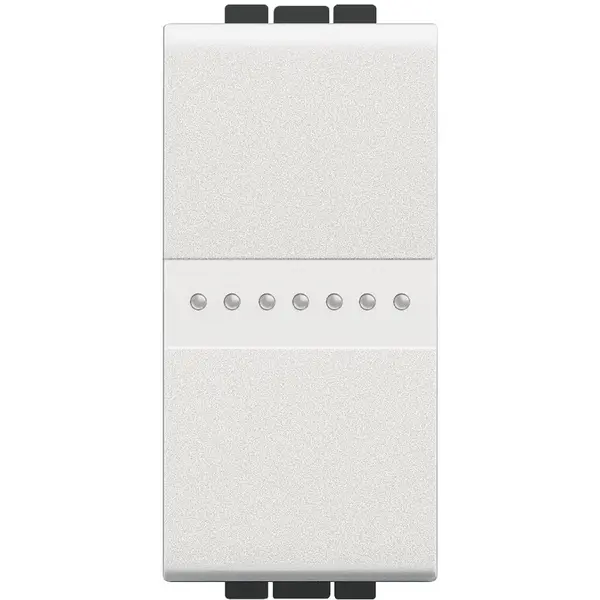 Intrerupator cap cruce 1 modul Living Light Bticino N4054, alb