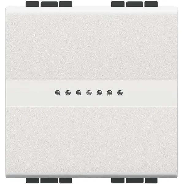 Intrerupator cap cruce 2 module Bticino Living Light N4054M2, alb