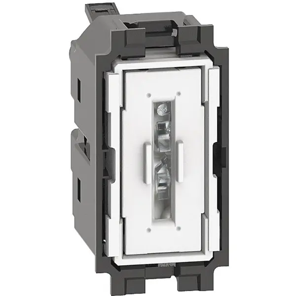 Intrerupator cap scara 1 modul 10A Bticino Living Now K4003A, alb, negru