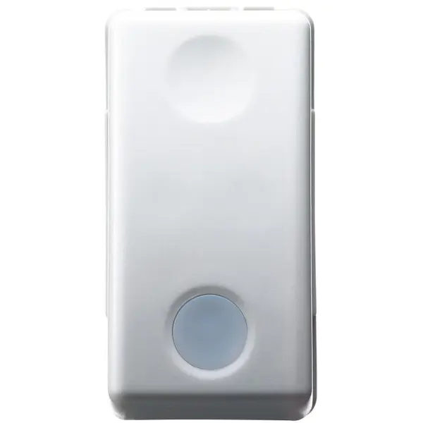 Intrerupator cap scara 1 modul cu led Gewiss System GW20577, alb