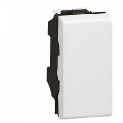 Intrerupator cap scara 1 modul Legrand Mosaic 077001 / 278001L, alb