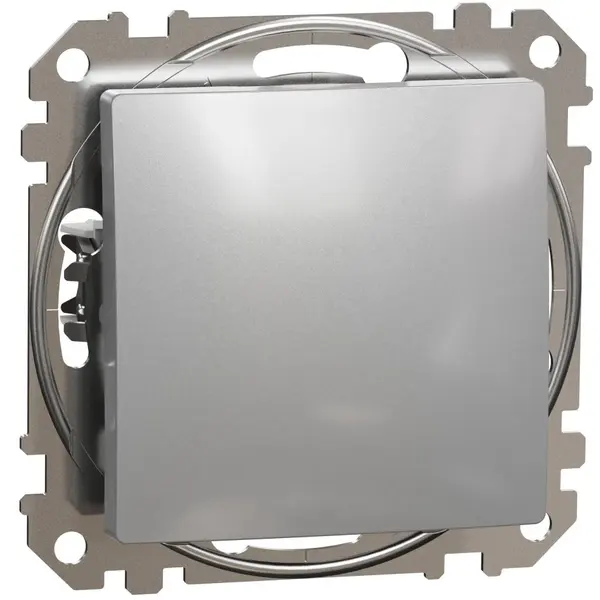 Intrerupator cap scara 16AX Schneider Sedna Design SDD113166, aluminiu
